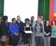 State Representative Gloria L. Fox handed over ten apple notebooks and two back up servers from four organizations that are the Central Elderly of Boston, Roxbury YMCA, Sojourner House and The Boston Islamic Center