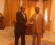 Madaxweynaha(DFS) Xasan Sheekh iyo  Madaxweynaha(M-Khaatumo) Galaydh oo ku kulmay Villa Somalia