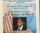 Somali Prime Minister, His Excellence Hassan Ali Khaire will meet Somali Community Diaspora in the United States of America